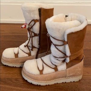 Birkenstock shearling suede winter boots